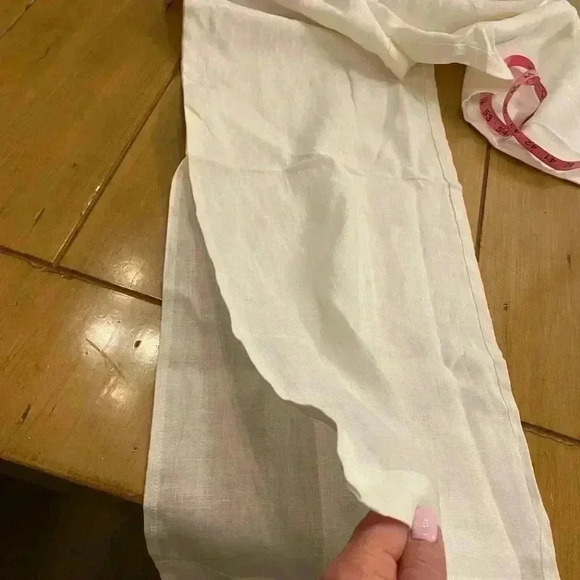 Linen wide leg flowing pants with belt, new without tag, size small - Picture 6 of 12